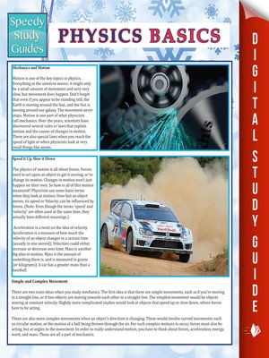 Physics Basics - ebook